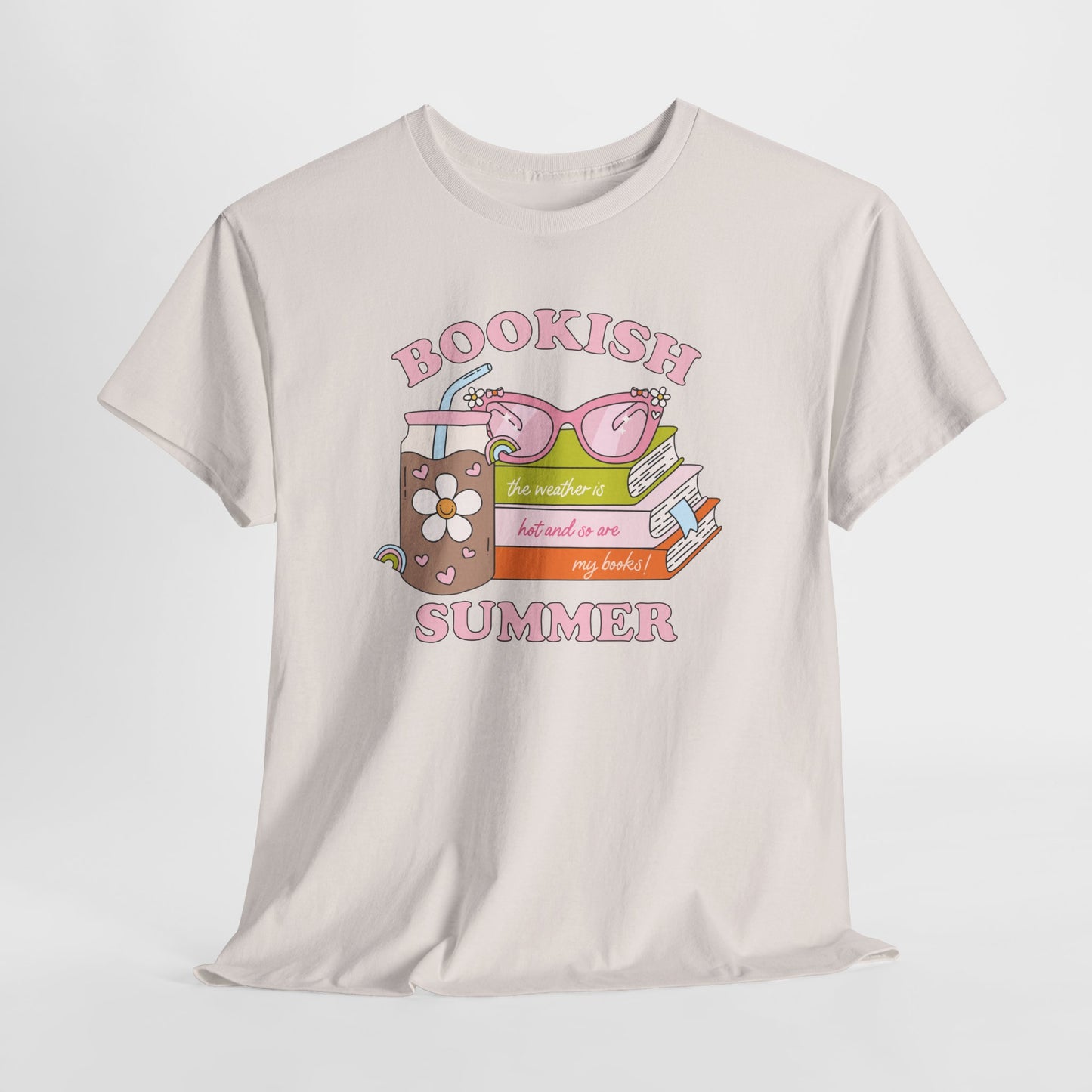 Bookish Summer Graphic Cotton Tee