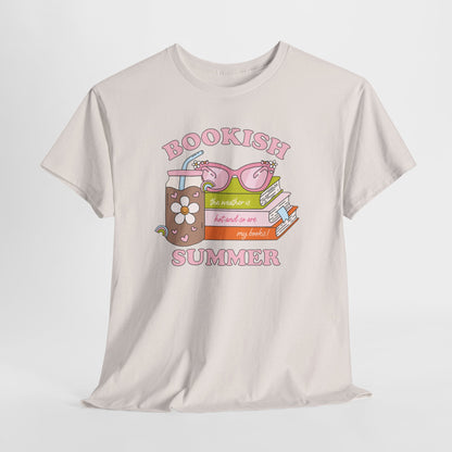 Bookish Summer Graphic Cotton Tee
