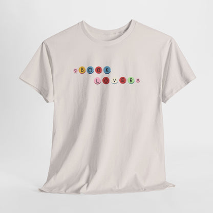 Book Lover T-Shirt — Colorful Bead Reading Tee