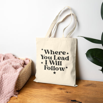 Where You Lead I Will Follow Canvas Tote Bag-Gilmore Girls