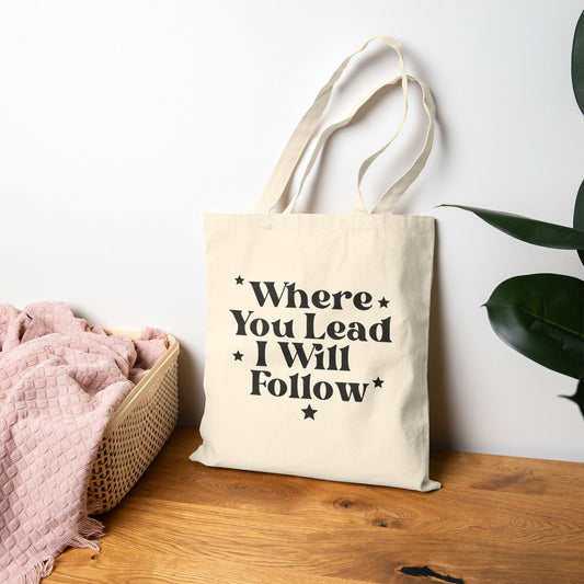 Where You Lead I Will Follow Canvas Tote Bag-Gilmore Girls