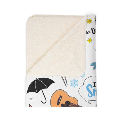 Everything Stars Hollow/Gilmore Girls Sherpa Fleece Blanket
