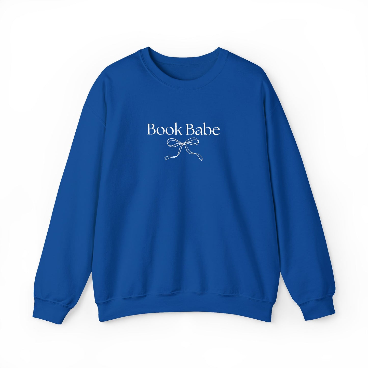 Book Babe Embroidered Crewneck Sweatshirt