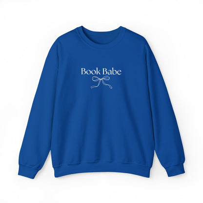 Book Babe Embroidered Crewneck Sweatshirt