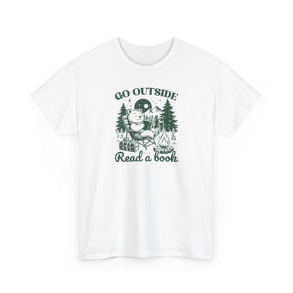 Go Outside Read a Book T-Shirt — Bookish Tee