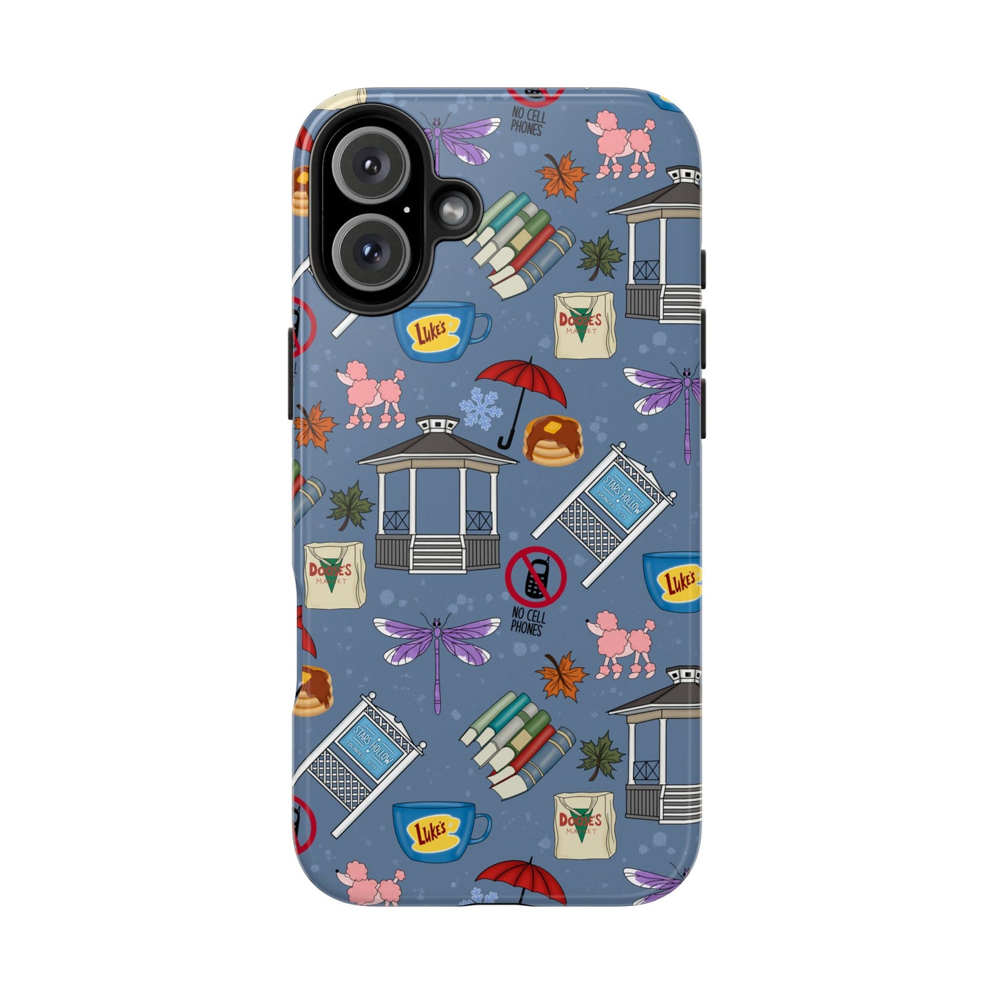 Stars Hollow Gilmore Girls Blue Phone Case