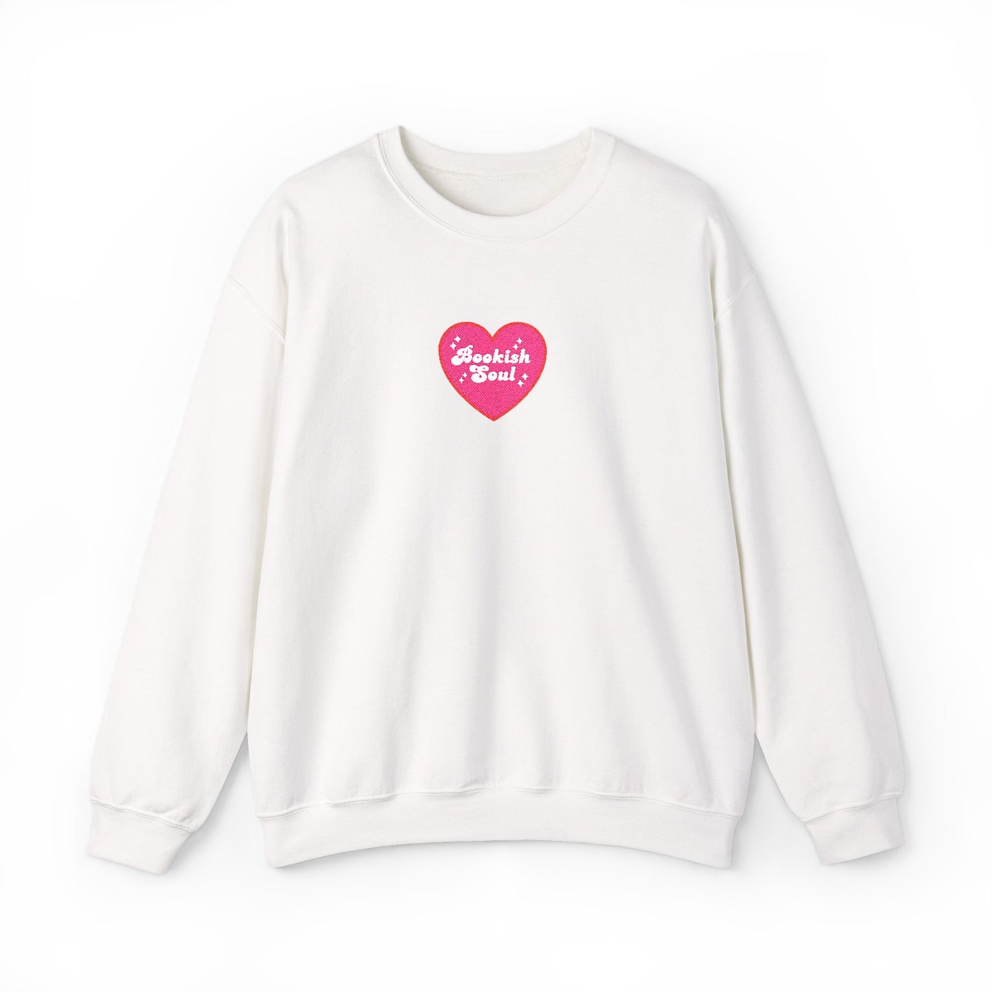 Bookish Soul Embroidered Crewneck Sweatshirt