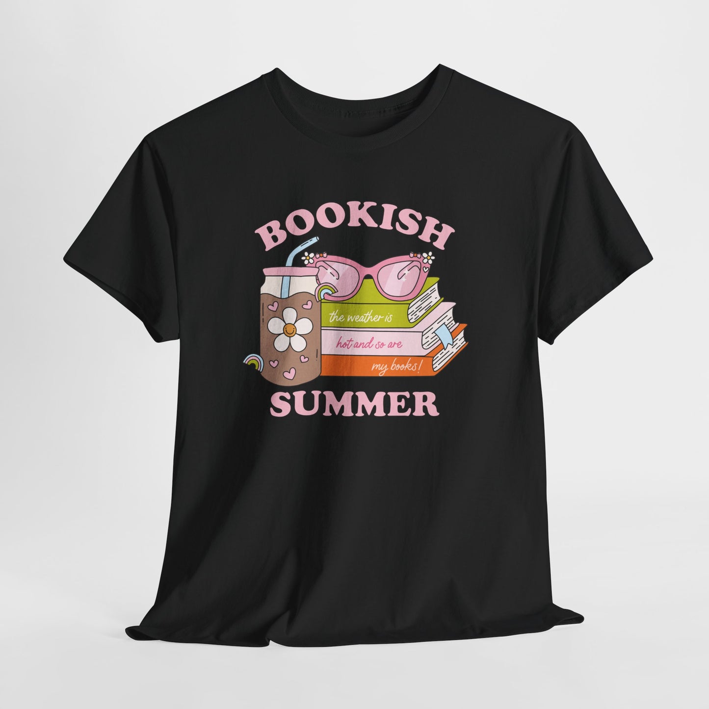 Bookish Summer Graphic Cotton Tee