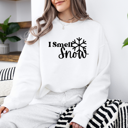 I Smell Snow Crewneck Sweatshirt–Cozy Gilmore Girls Apparel
