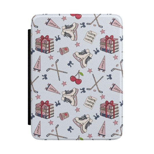Hockey Romance Leatherette Kindle Case
