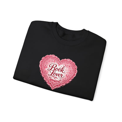 Book Lover V-Day-Crewneck Sweatshirt