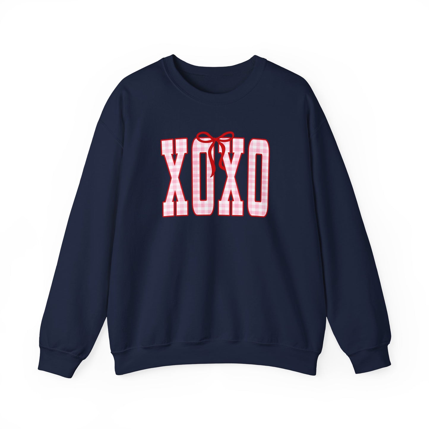XOXO Plaid Valentine Crewneck