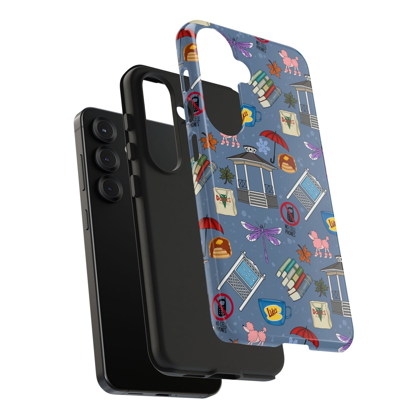 Stars Hollow Gilmore Girls Blue Phone Case