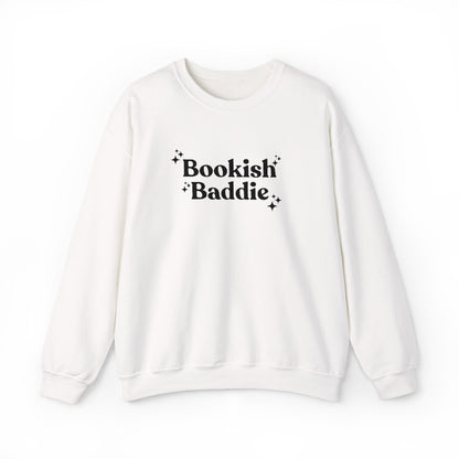 Bookish Baddie Embroidered Crewneck Sweatshirt
