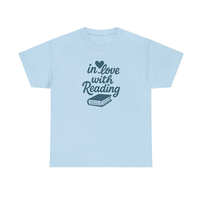 Reading Lover T-Shirt – "In Love With Reading" Graphic Tee for Book Lovers