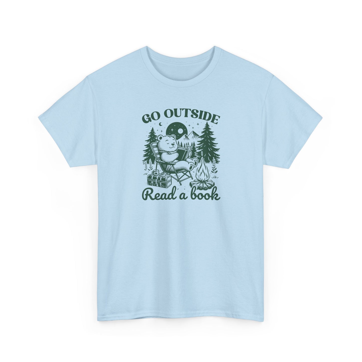 Go Outside Read a Book T-Shirt — Bookish Tee