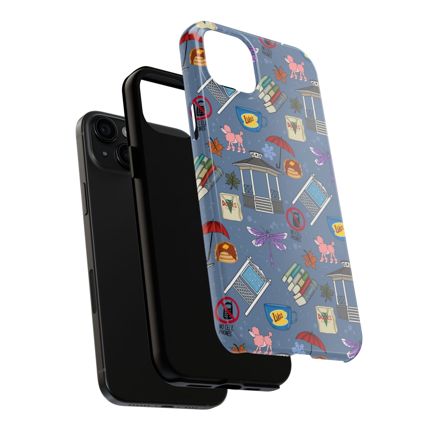 Stars Hollow Gilmore Girls Blue Phone Case