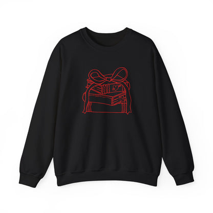 Books & Bows V-Day Crewneck-Bookish Sweatshirt