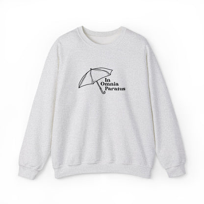 In Omnia Paratus Embroidered Crewneck Sweatshirt-Gilmore Girls