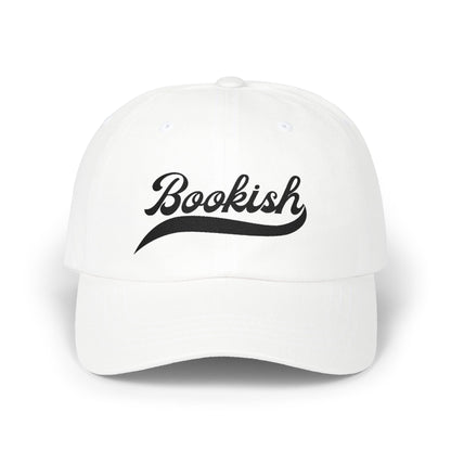 Bookish Embroidered Baseball Cap-Black