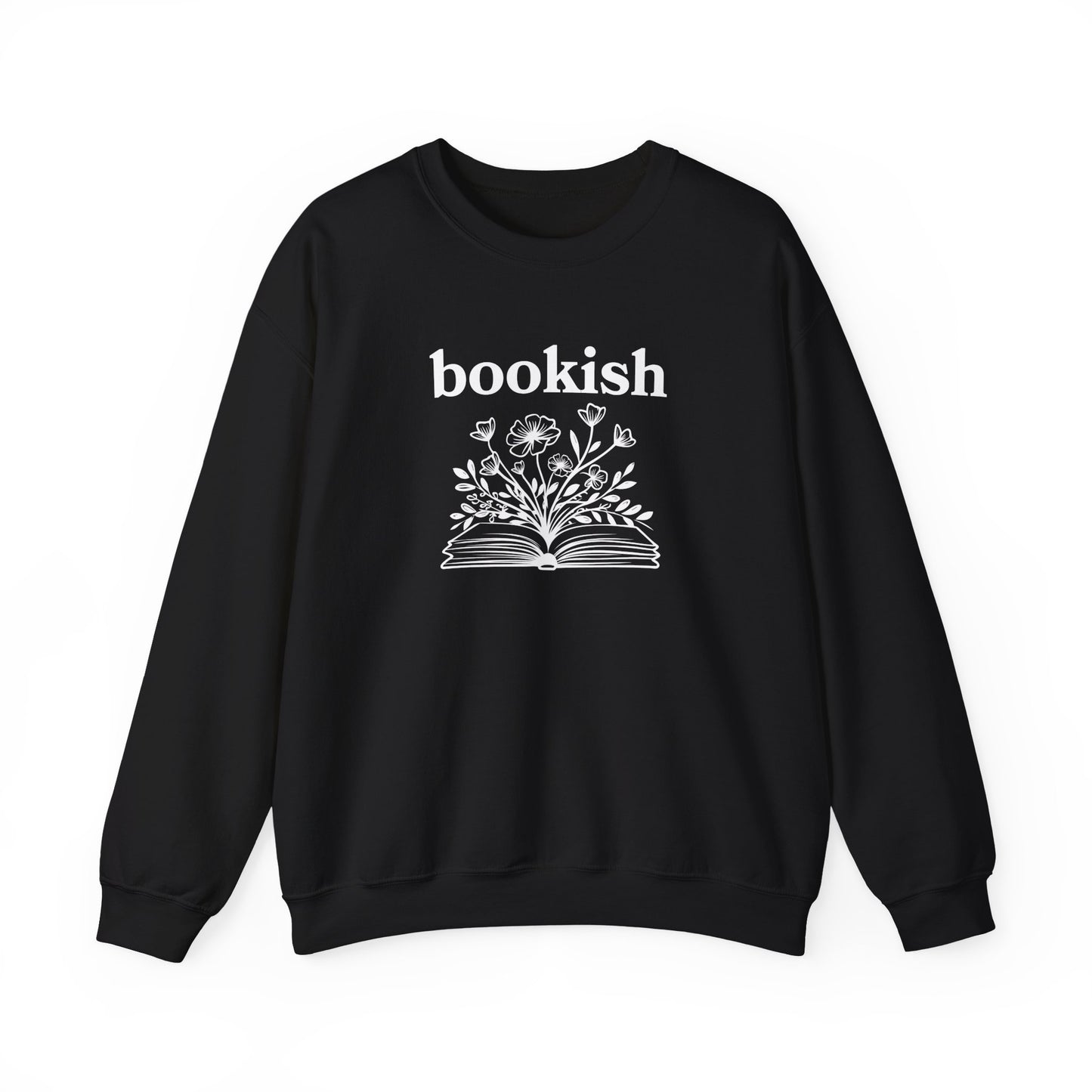 Floral Bookish Sweatshirt-Book Lover Sweatshirt