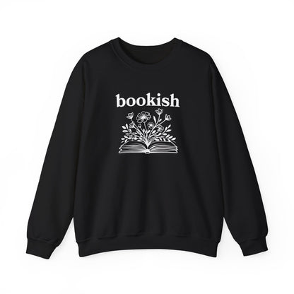 Floral Bookish Sweatshirt-Book Lover Sweatshirt