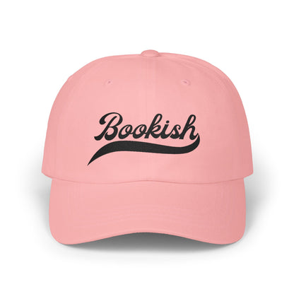 Bookish Embroidered Baseball Cap-Black