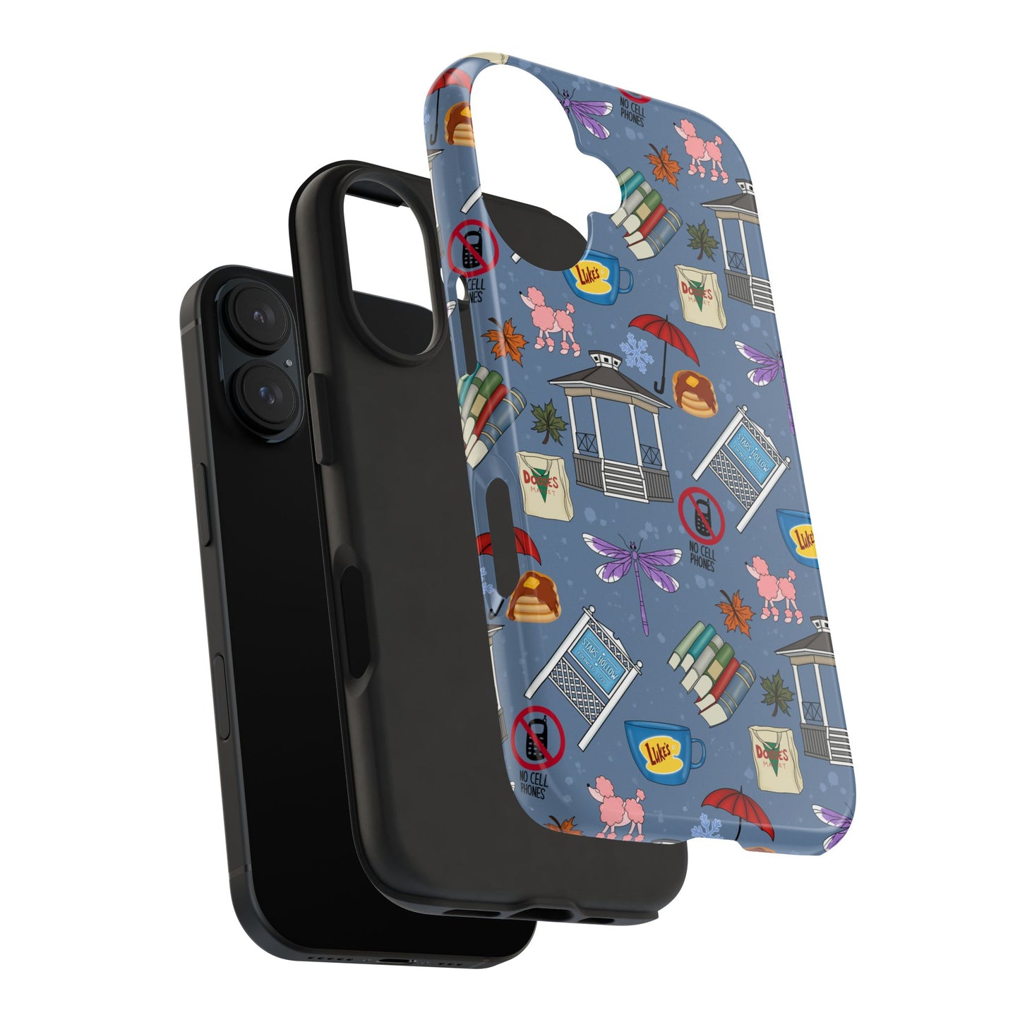 Stars Hollow Gilmore Girls Blue Phone Case