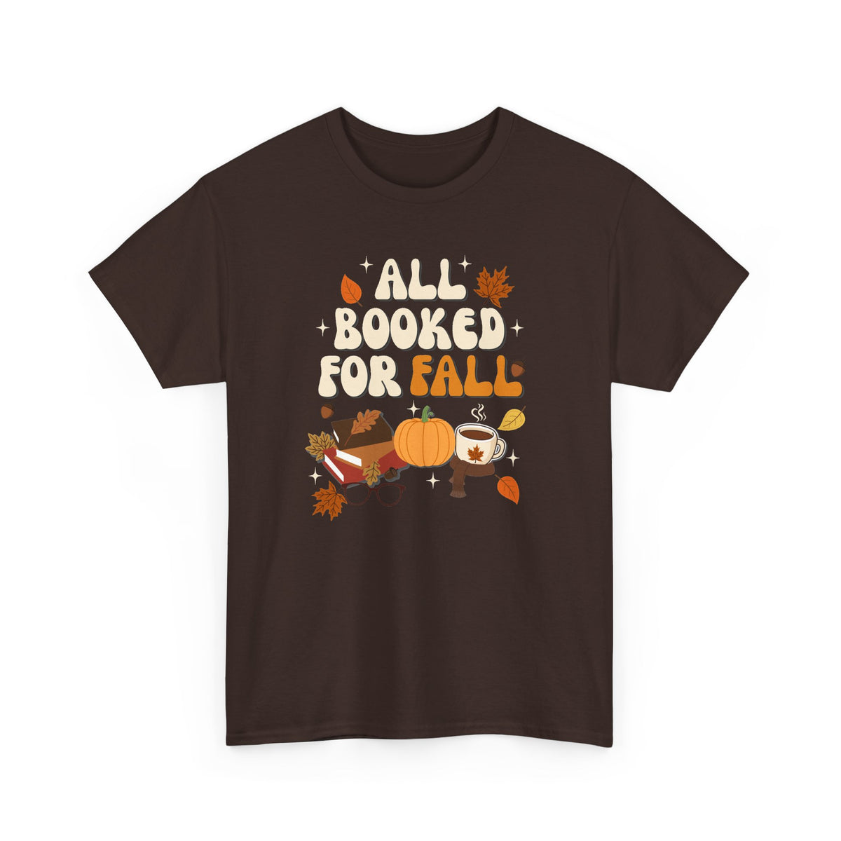 All Booked for Fall Bookish T-Shirt 🍂📚