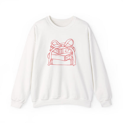 Books & Bows V-Day Crewneck-Bookish Sweatshirt