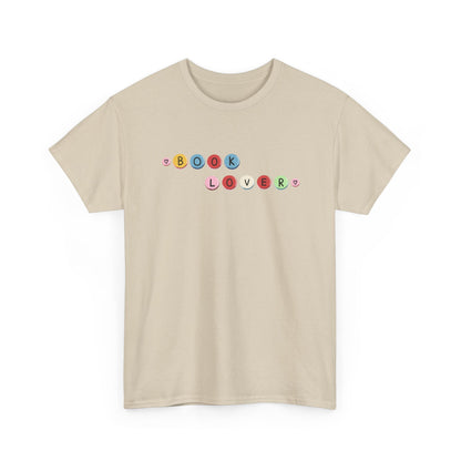 Book Lover T-Shirt — Colorful Bead Reading Tee