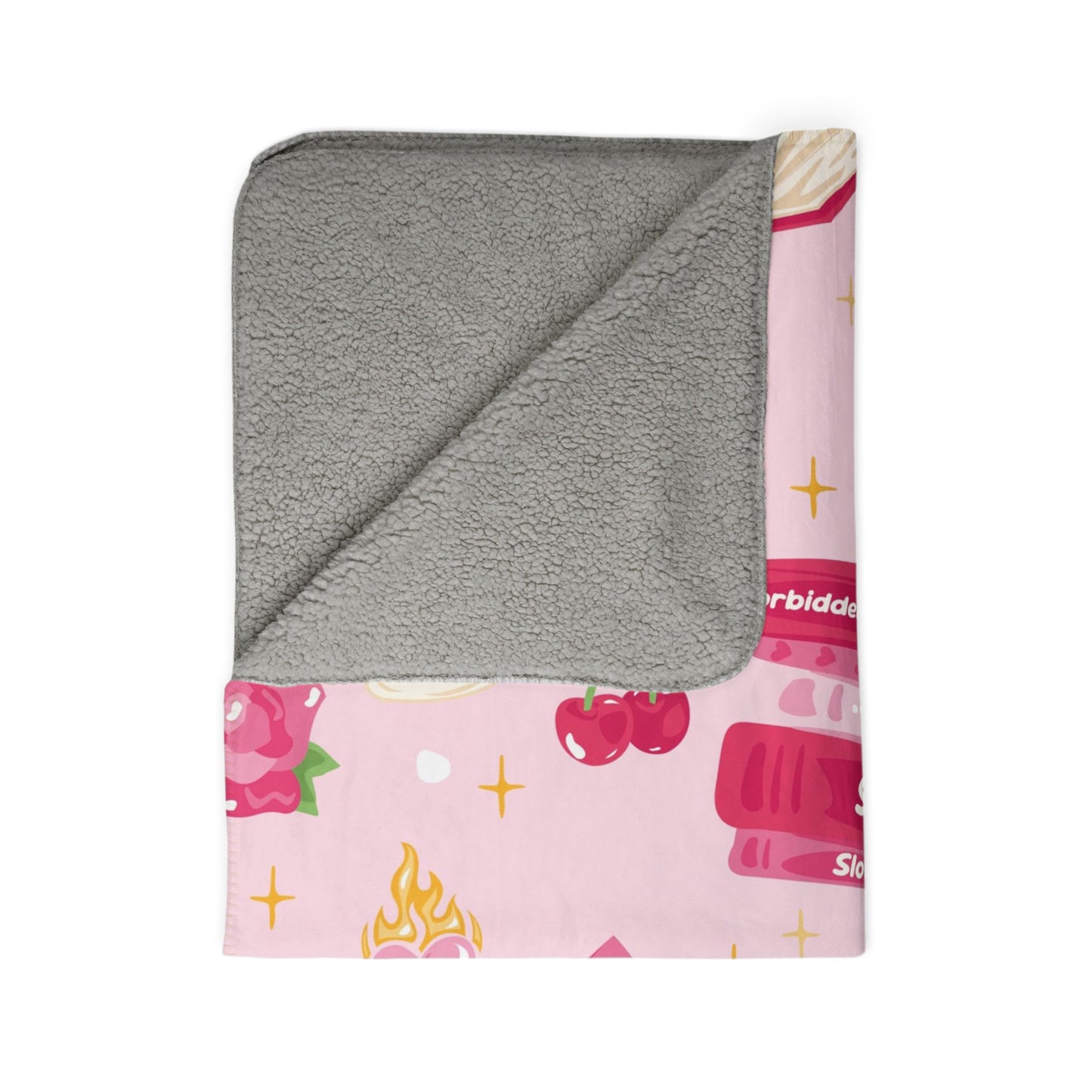 Spicy Chapters Sherpa Fleece Blanket