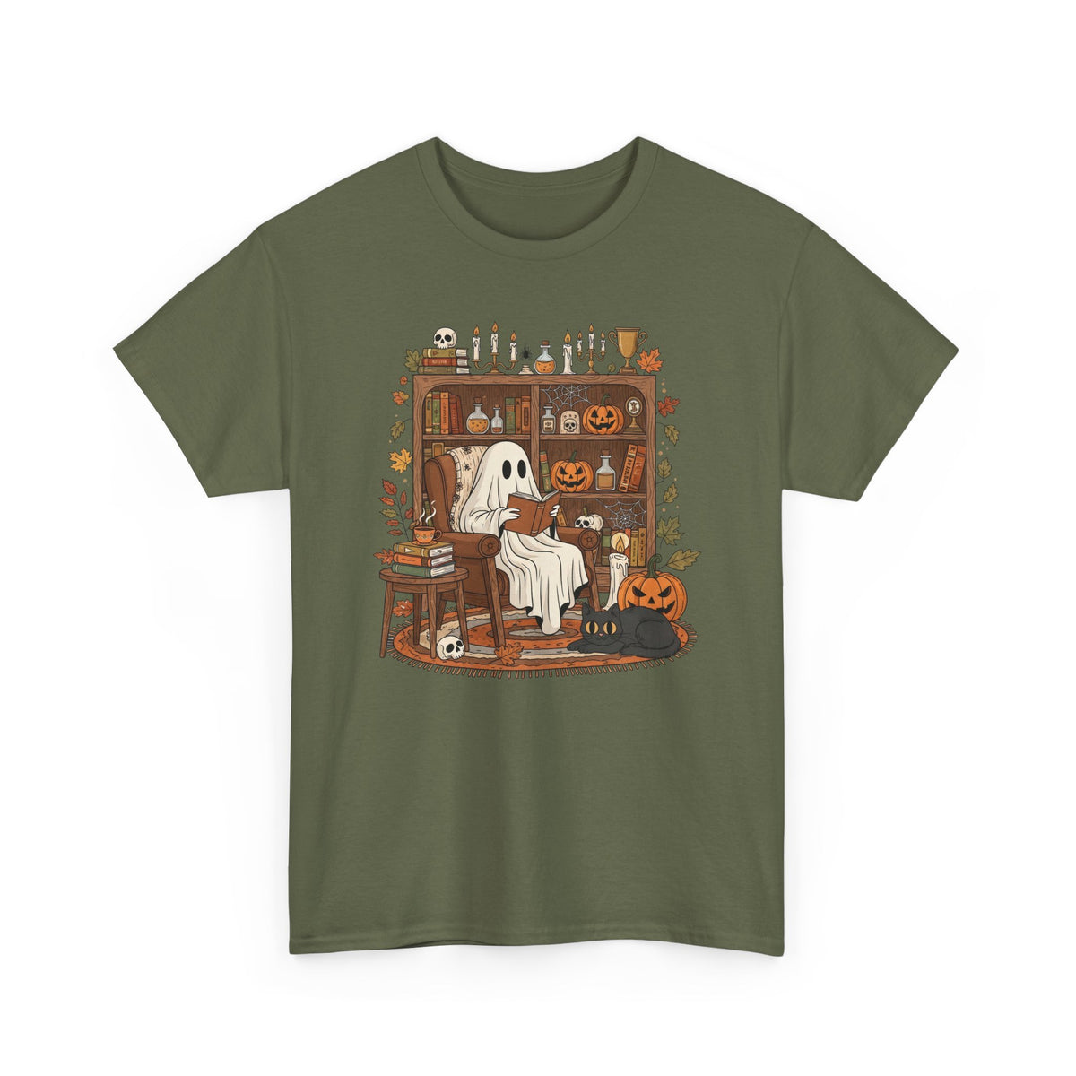Ghostly Reading Nook T-Shirt
