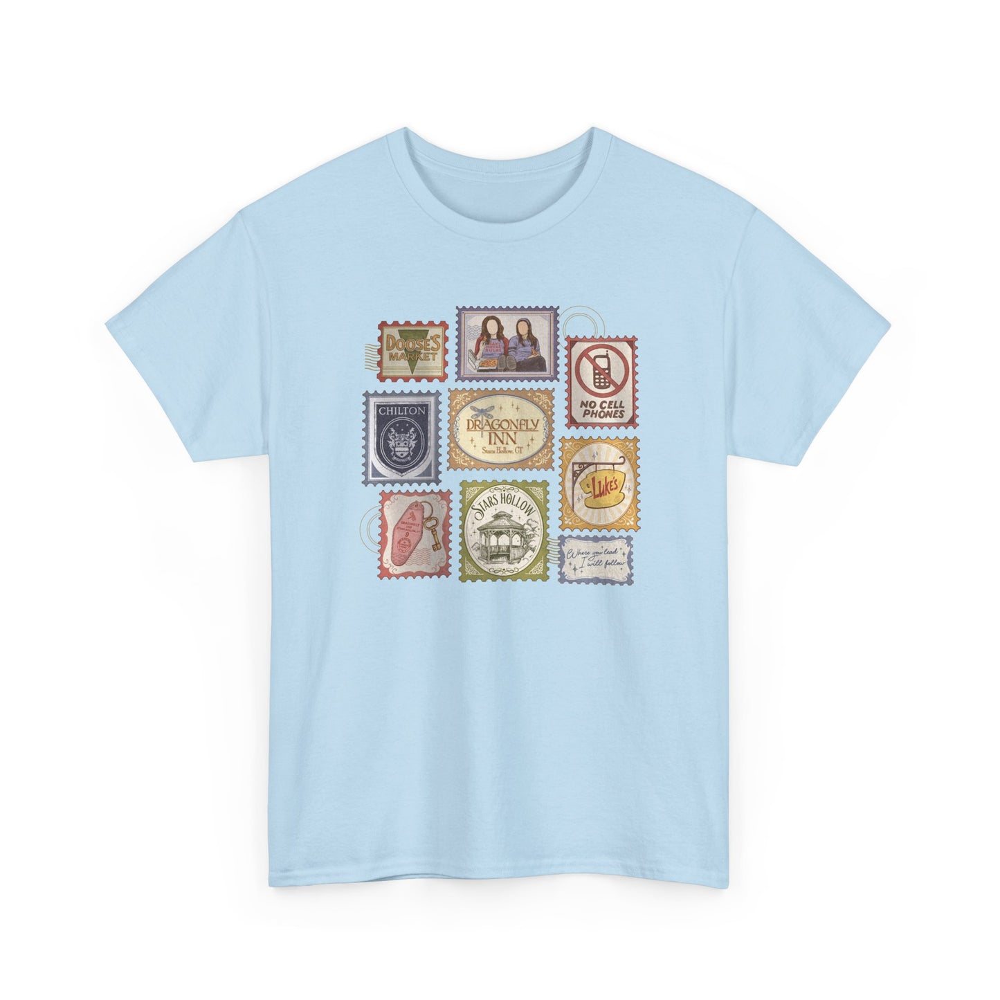 Stars Hollow Stamp Tee-Gilmore Girls Shirt