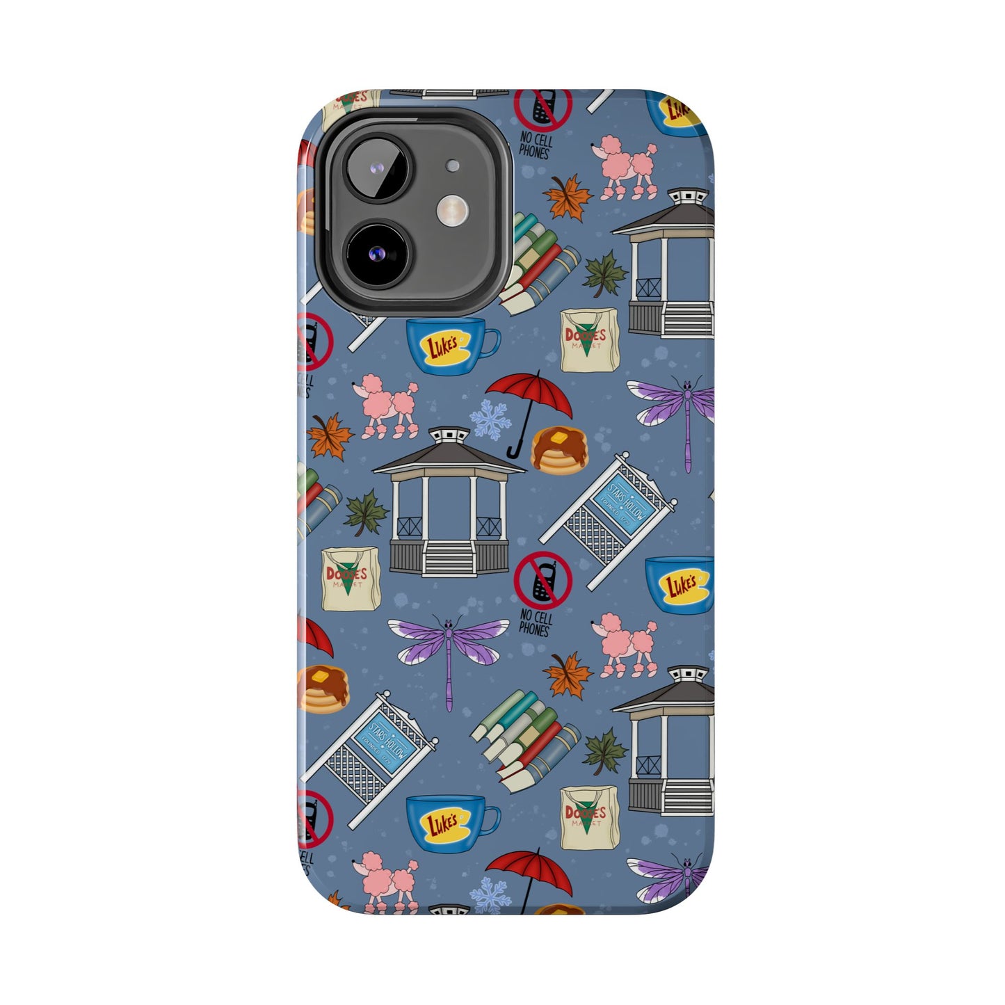 Stars Hollow Gilmore Girls Blue Phone Case