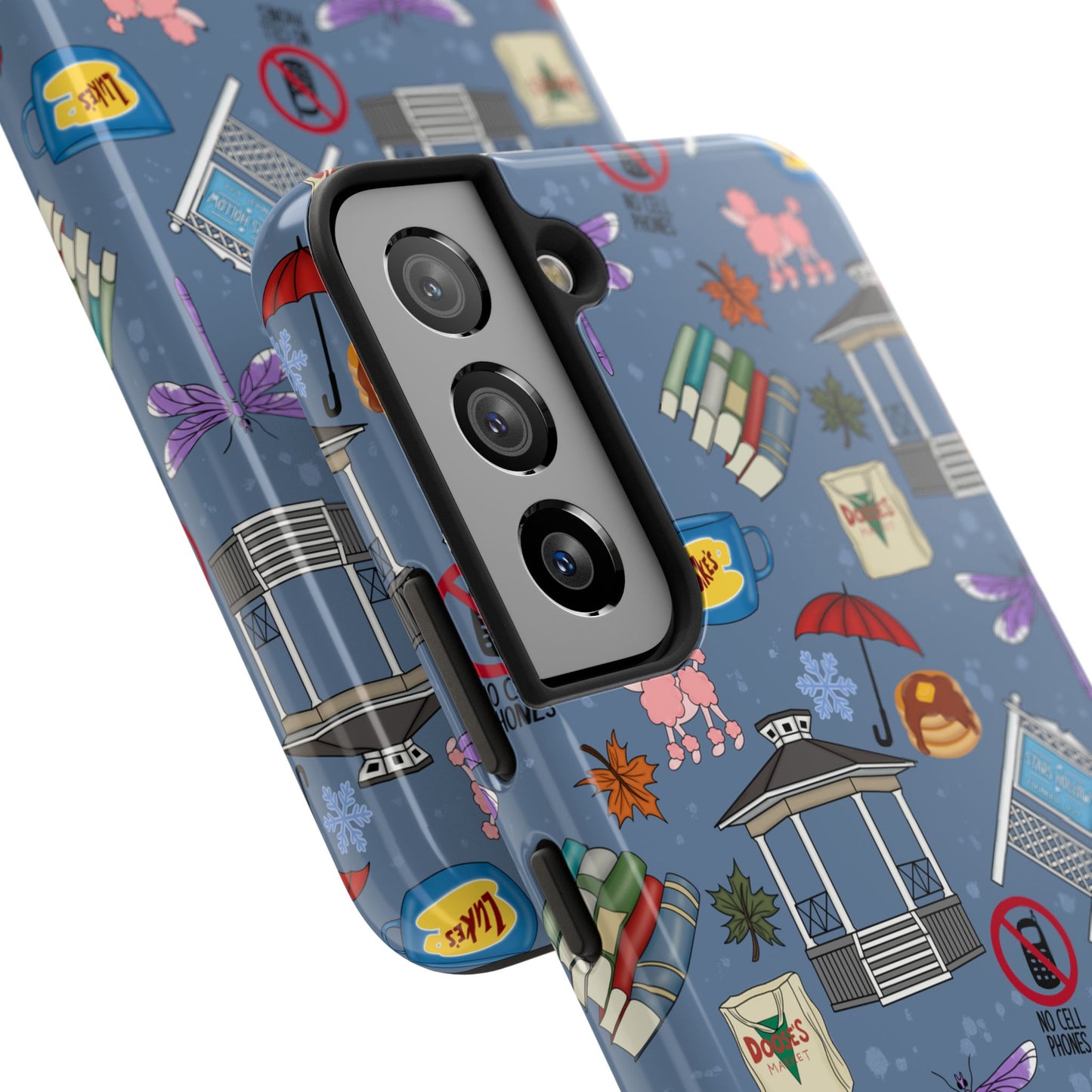 Stars Hollow Gilmore Girls Blue Phone Case