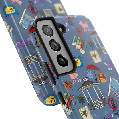 Stars Hollow Gilmore Girls Blue Phone Case