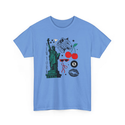 New York Socialite Summer Cotton T-Shirt-Gossip Girl