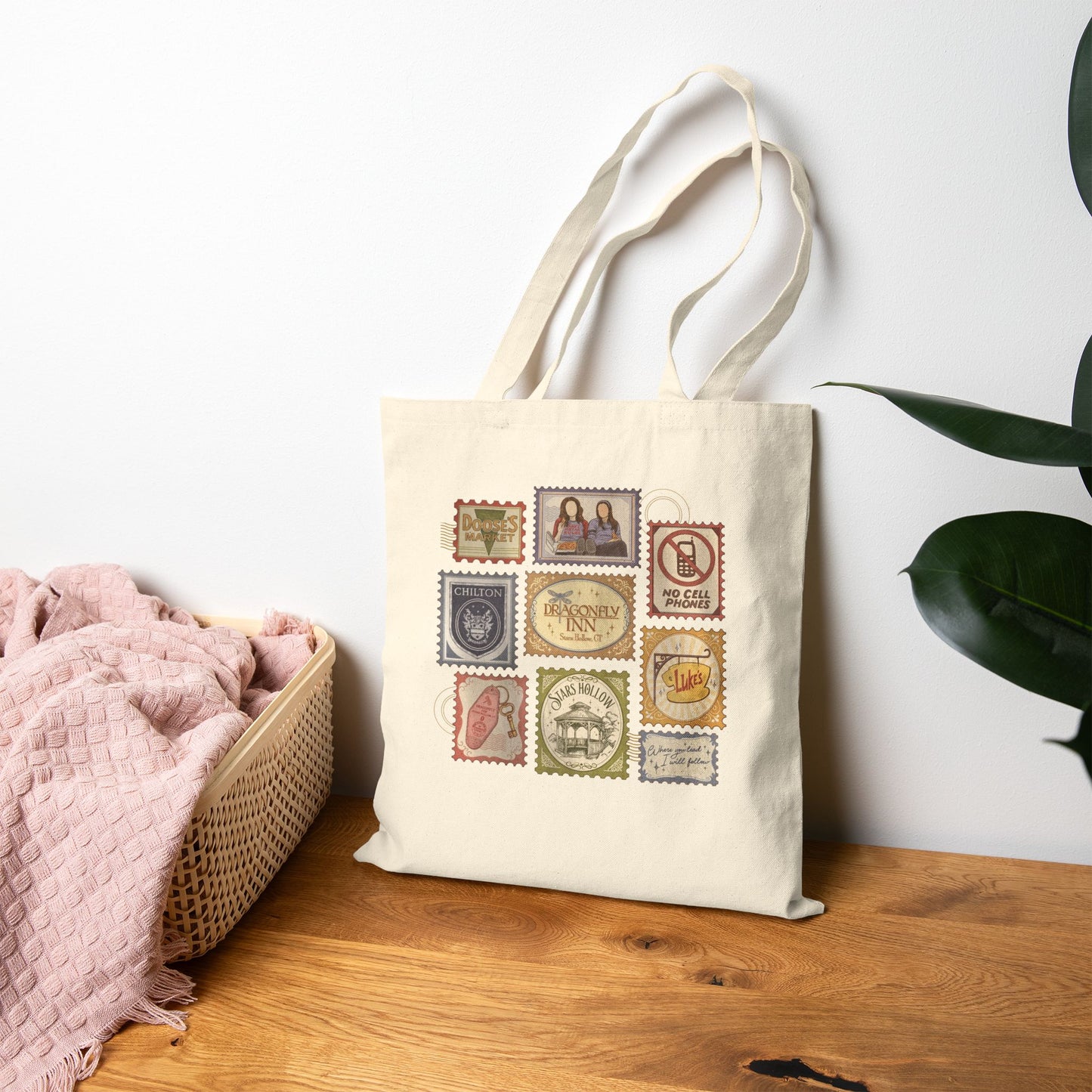 Stars Hollow Stamp Tote-Gilmore Girls Tote