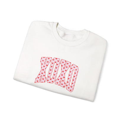 XOXO Distressed Valentine Crewneck