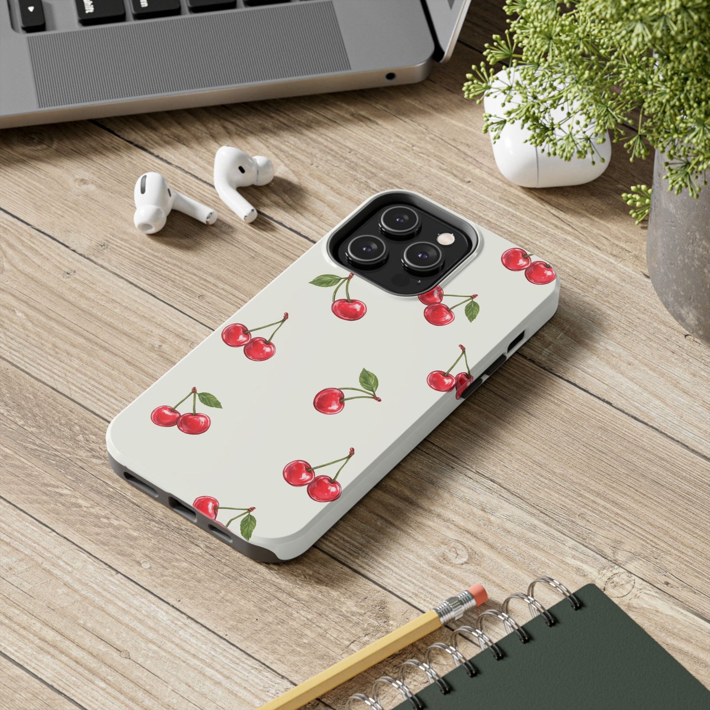 Neutral Cherry Phone Case