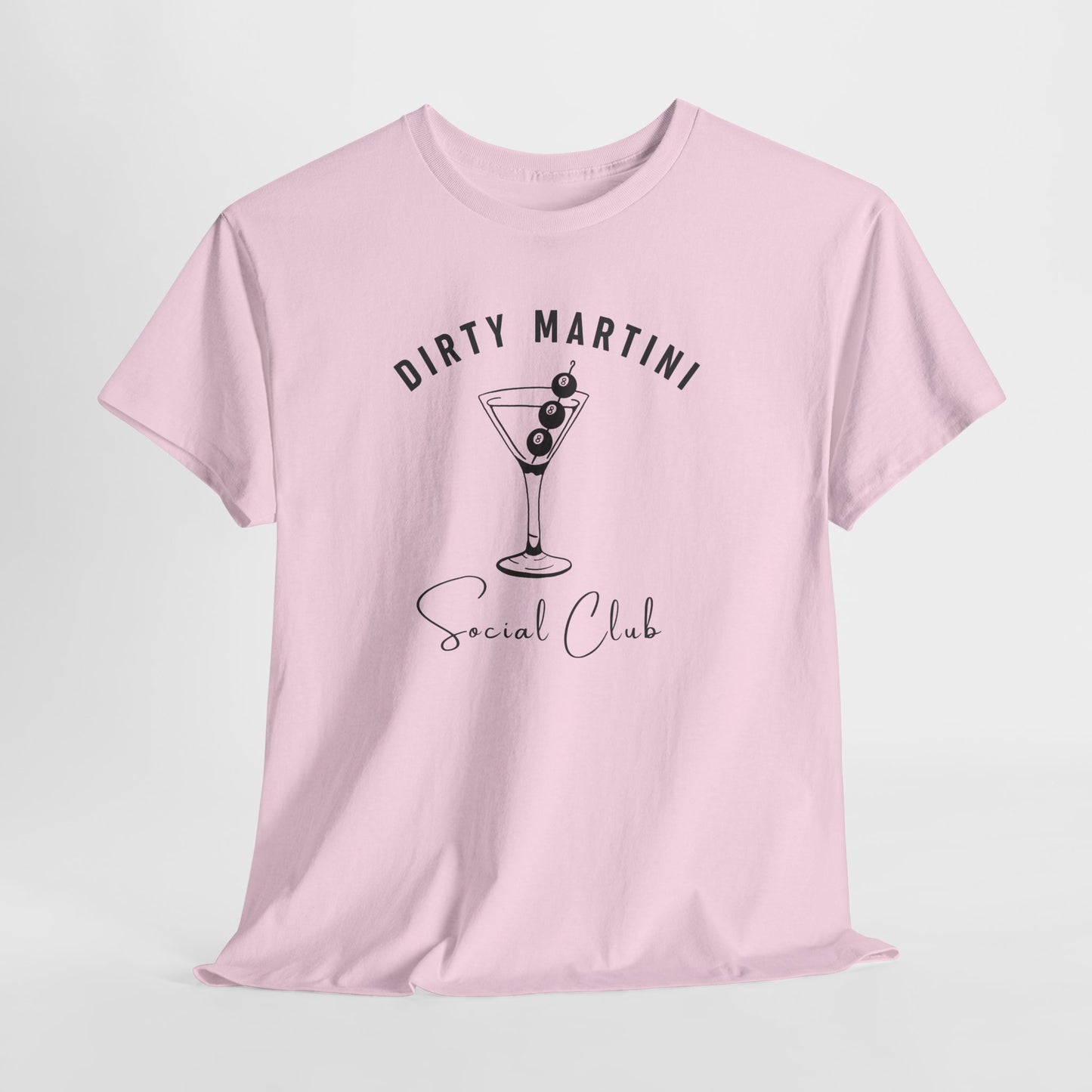 Dirty Martini Social Club T-Shirt I Books + Sips Merch