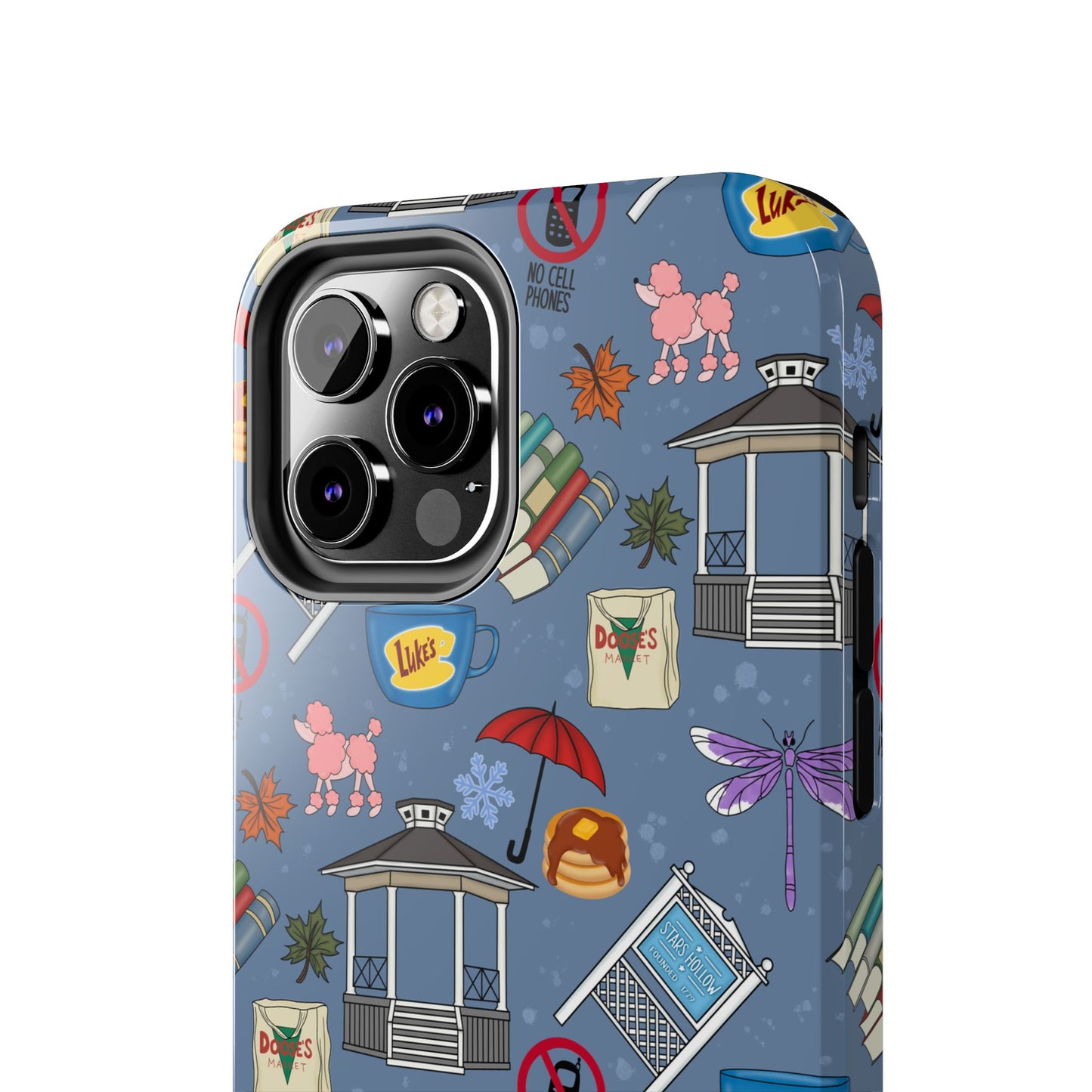Stars Hollow Gilmore Girls Blue Phone Case