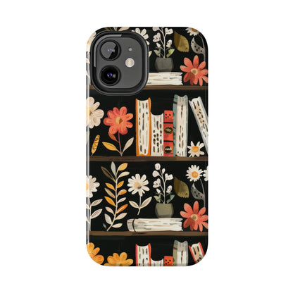 Cozy Bookshelf Bloom Phone Case