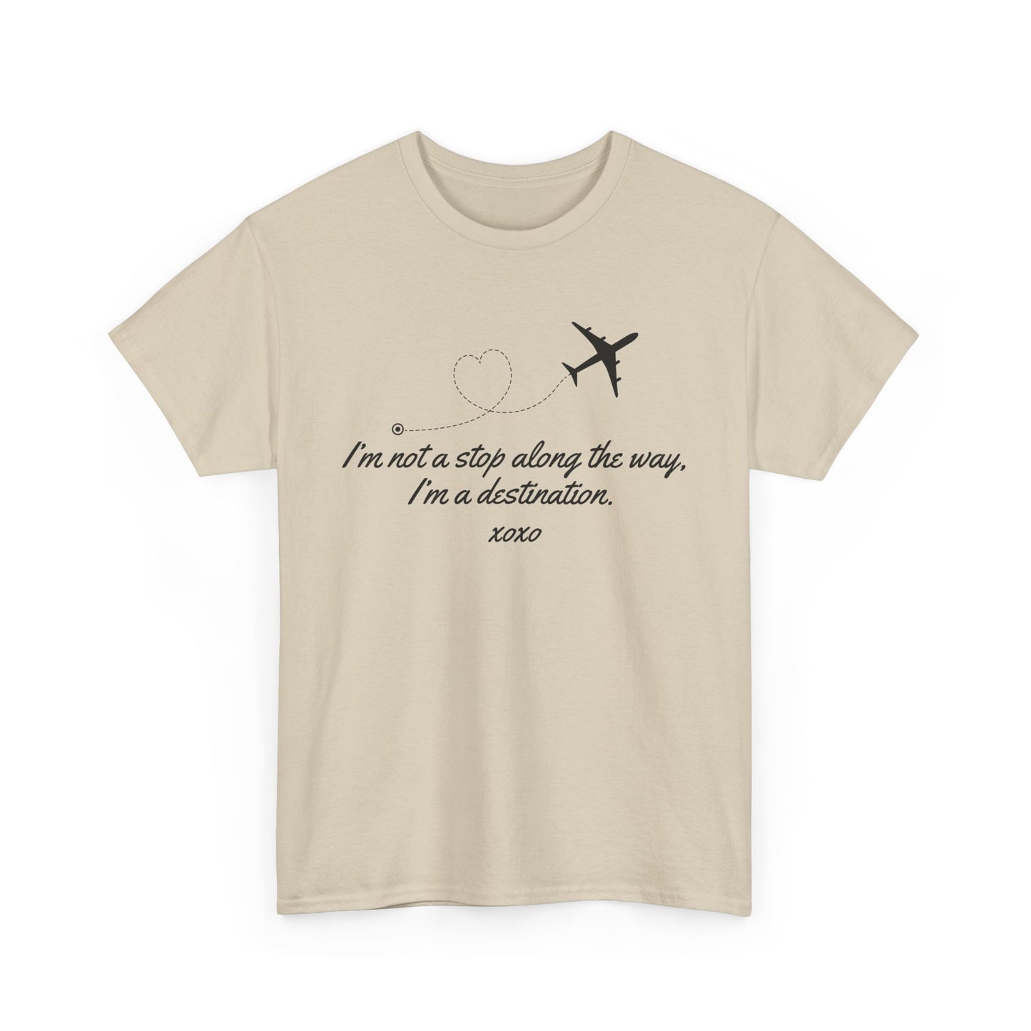 I'm Not a Stop, I'm a Destination-Gossip Girl Cotton T-Shirt