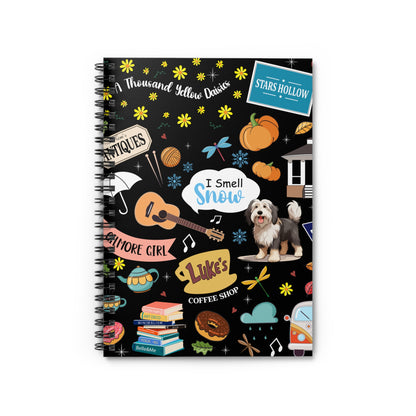 Stars Hollow Icons Spiral Notebook-Gilmore Girls