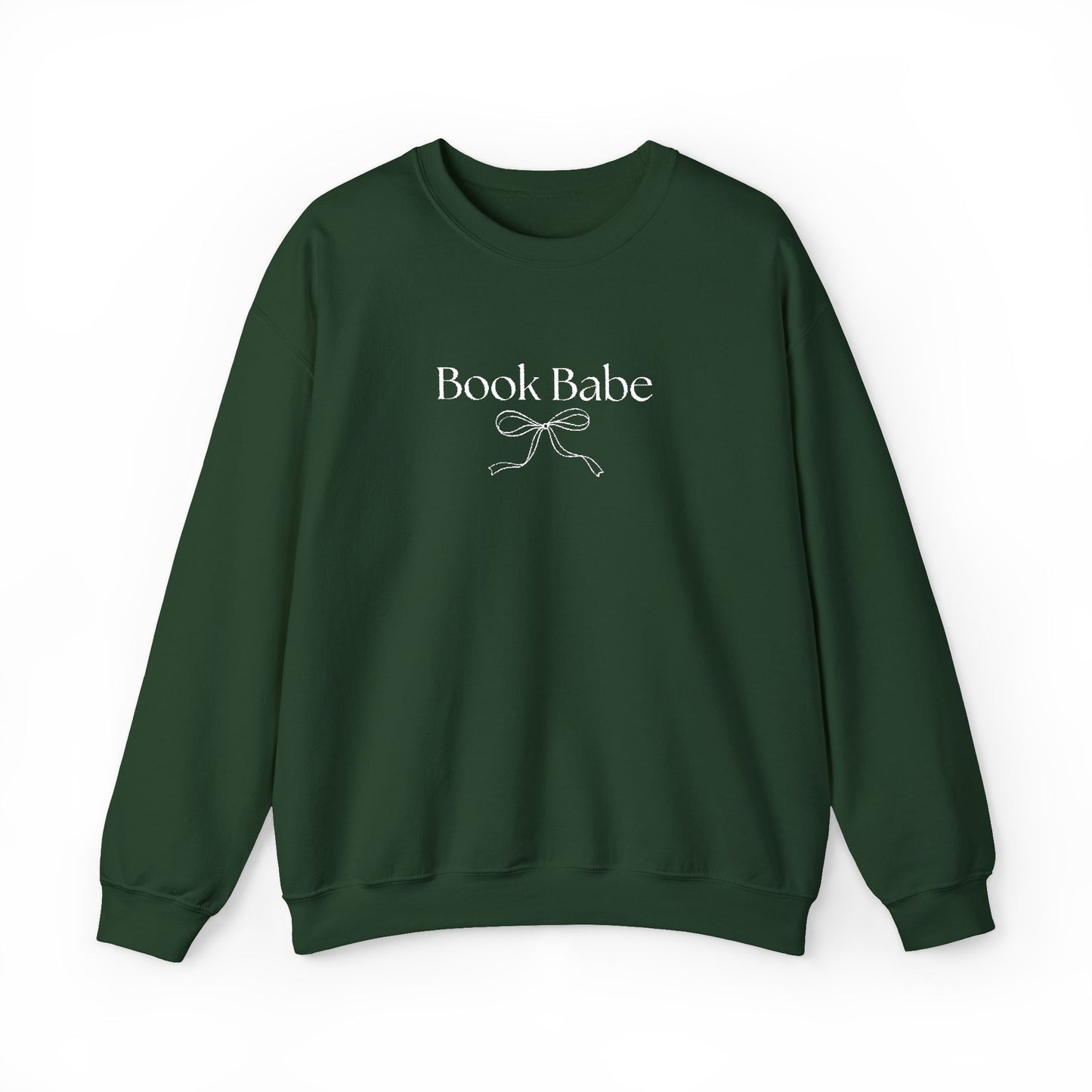 Book Babe Embroidered Crewneck Sweatshirt