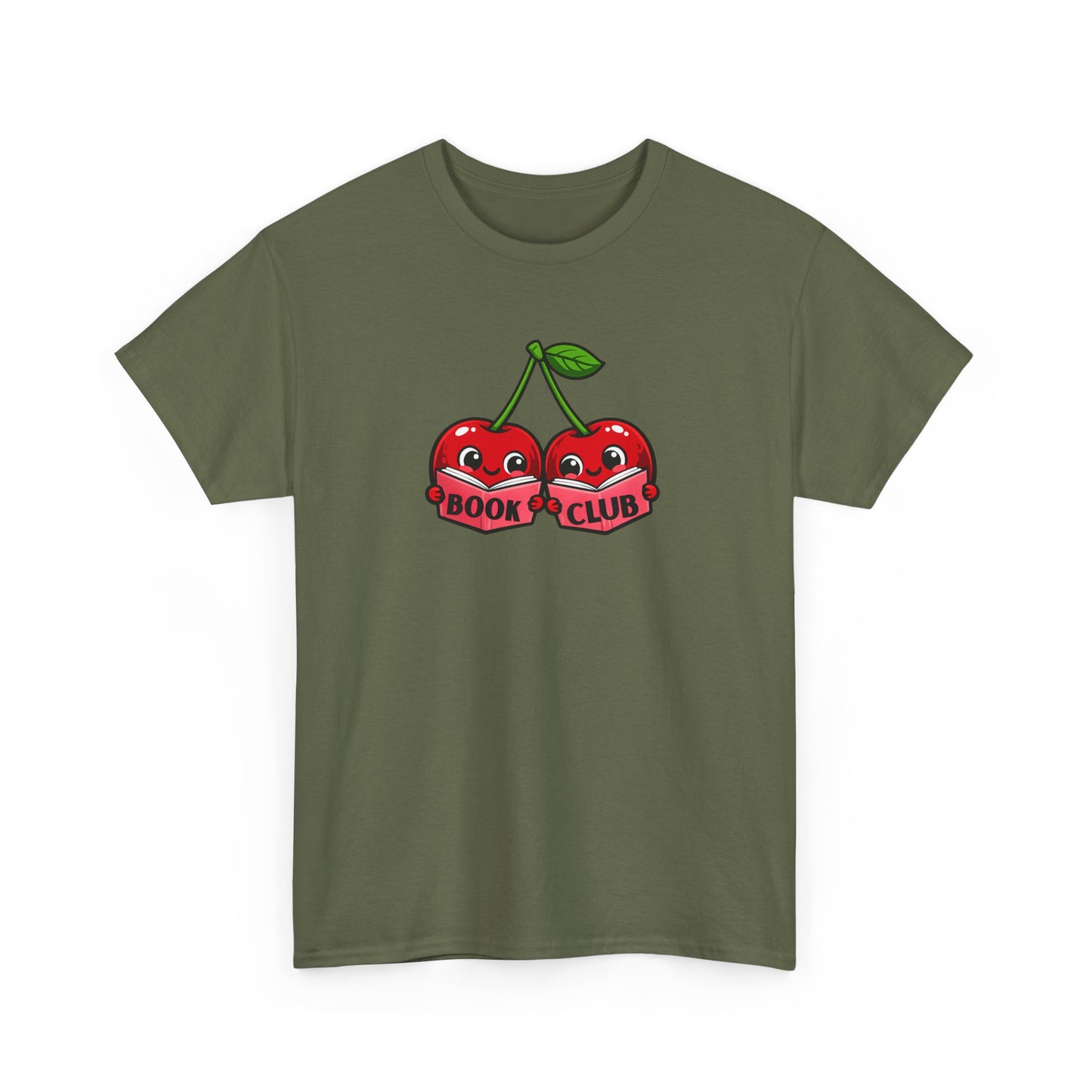 Book Club Cherry T-Shirt — Cute Retro Reading Tee