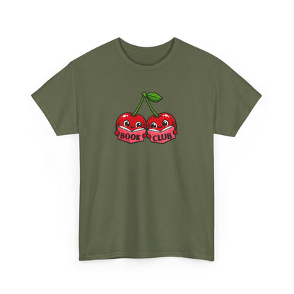 Book Club Cherry T-Shirt — Cute Retro Reading Tee