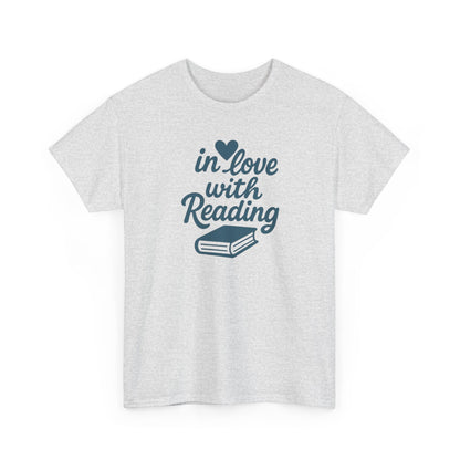 Reading Lover T-Shirt – "In Love With Reading" Graphic Tee for Book Lovers